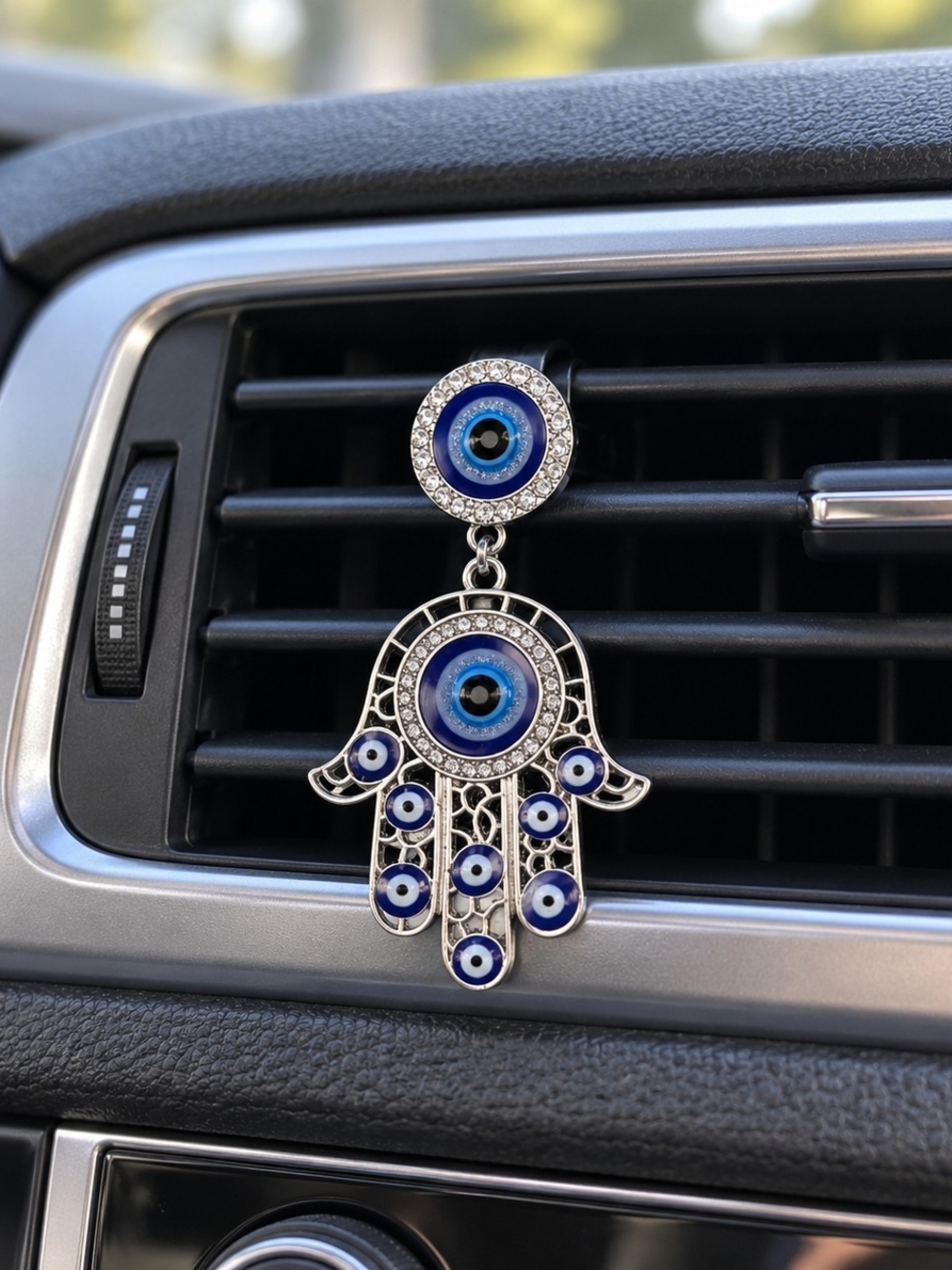 evil eye hamsa car vent charm hanging rearview auto interior accessory